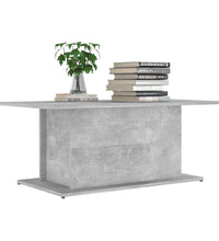 Couchtisch Betongrau 102x55,5x40 cm Holzwerkstoff