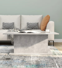 Couchtisch Betongrau 102x55,5x40 cm Holzwerkstoff
