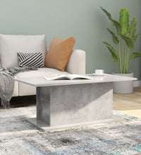 Couchtisch Betongrau 102x55,5x40 cm Holzwerkstoff