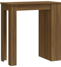 Bartisch mit Regal Braun Eiche 102x50x103,5 cm Holzwerkstoff