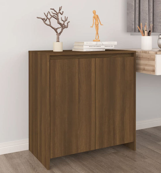 Sideboard Braun Eichen-Optik 70x41x75 cm Holzwerkstoff