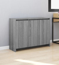 Sideboard Grau Sonoma 102x33x75 cm Holzwerkstoff