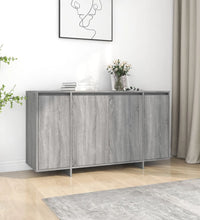 Sideboard Grau Sonoma 135x41x75 cm Holzwerkstoff