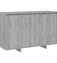 Sideboard Grau Sonoma 120x41x75 cm Holzwerkstoff