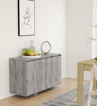 Sideboard Grau Sonoma 120x41x75 cm Holzwerkstoff