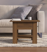 Couchtisch Braun Eichen-Optik 55x55x42 cm Holzwerkstoff