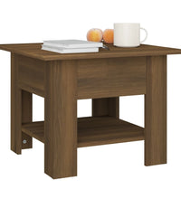 Couchtisch Braun Eichen-Optik 55x55x42 cm Holzwerkstoff