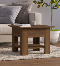 Couchtisch Braun Eichen-Optik 55x55x42 cm Holzwerkstoff