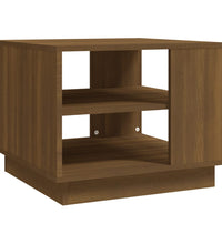 Couchtisch Braun Eichen-Optik 55x55x43 cm Holzwerkstoff