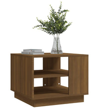 Couchtisch Braun Eichen-Optik 55x55x43 cm Holzwerkstoff