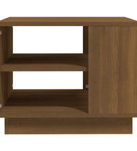 Couchtisch Braun Eichen-Optik 55x55x43 cm Holzwerkstoff