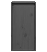 Wandschrank Grau 30x30x60 cm Massivholz Kiefer