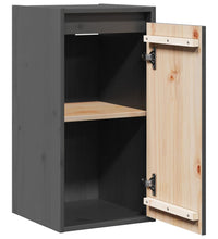 Wandschrank Grau 30x30x60 cm Massivholz Kiefer