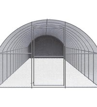 Outdoor-Hühnerstall 3x16x2 m Verzinkter Stahl