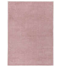 Teppich Kurzflor 140x200 cm Rosa