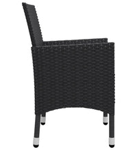 3-tlg. Garten-Essgruppe mit Kissen Schwarz