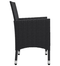 3-tlg. Garten-Essgruppe mit Kissen Schwarz