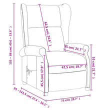 Relaxsessel Braun Stoff