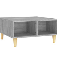 Couchtisch Grau Sonoma 60x60x30 cm Holzwerkstoff