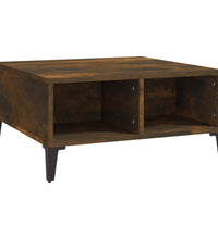 Couchtisch Räuchereiche 60x60x30 cm Holzwerkstoff