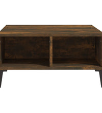 Couchtisch Räuchereiche 60x60x30 cm Holzwerkstoff