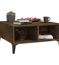 Couchtisch Räuchereiche 60x60x30 cm Holzwerkstoff