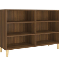 Sideboard Braun Eichen-Optik 103,5x35x70 cm Holzwerkstoff