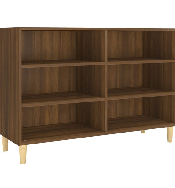 Sideboard Braun Eichen-Optik 103,5x35x70 cm Holzwerkstoff