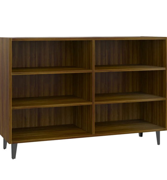 Sideboard Braun Eichen-Optik 103,5x35x70 cm Holzwerkstoff