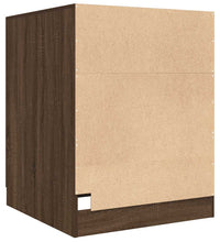 Waschmaschinenschrank Braun Eichen-Optik 71x71,5x91,5 cm