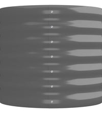Hochbeet Pulverbeschichteter Stahl 224x40x36 cm Grau