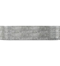 Hochbeet Silbern 291x140x68 cm Pulverbeschichteter Stahl