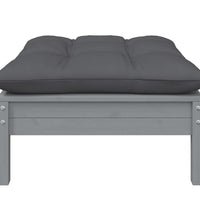 7-tlg. Garten-Lounge-Set mit Kissen Kiefer Massivholz