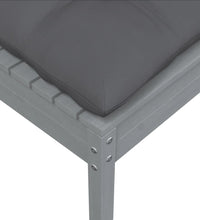 7-tlg. Garten-Lounge-Set mit Kissen Kiefer Massivholz