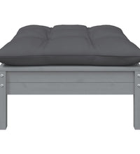 7-tlg. Garten-Lounge-Set mit Kissen Kiefer Massivholz