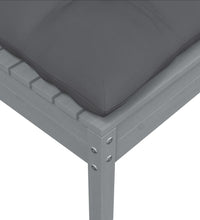 7-tlg. Garten-Lounge-Set mit Kissen Kiefer Massivholz