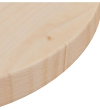 Tischplatte Ø30x2,5 cm Massivholz Kiefer