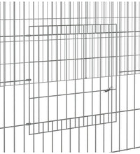 Kaninchenkäfig 4 Paneele 433x109x54 cm Verzinktes Eisen