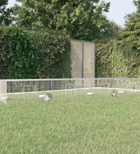 Kaninchenkäfig 4 Paneele 433x109x54 cm Verzinktes Eisen