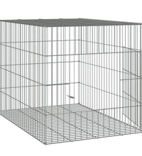 Kaninchenkäfig 78x54x54 cm Verzinktes Eisen