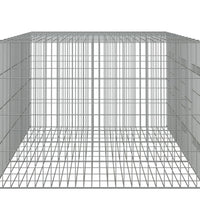 Kaninchenkäfig 3 Paneele 163x79x54 cm Verzinktes Eisen