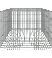 Kaninchenkäfig 4 Paneele 217x79x54 cm Verzinktes Eisen