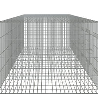 Kaninchenkäfig 6 Paneele 327x79x54 cm Verzinktes Eisen