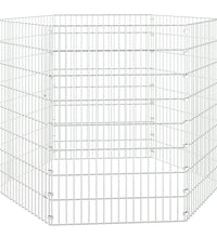 Freilaufgehege 6-teilig 54x80 cm Verzinktes Eisen
