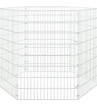 Freilaufgehege 6-teilig 54x80 cm Verzinktes Eisen