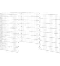 Freilaufgehege 6-teilig 54x80 cm Verzinktes Eisen