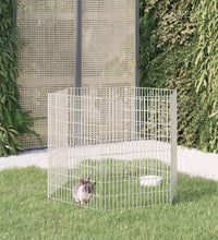 Freilaufgehege 6-teilig 54x80 cm Verzinktes Eisen