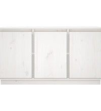 Sideboard Weiß 111x34x60 cm Massivholz Kiefer