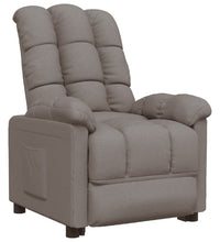 Relaxsessel Taupe Stoff