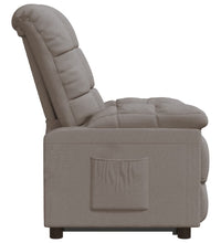 Relaxsessel Taupe Stoff